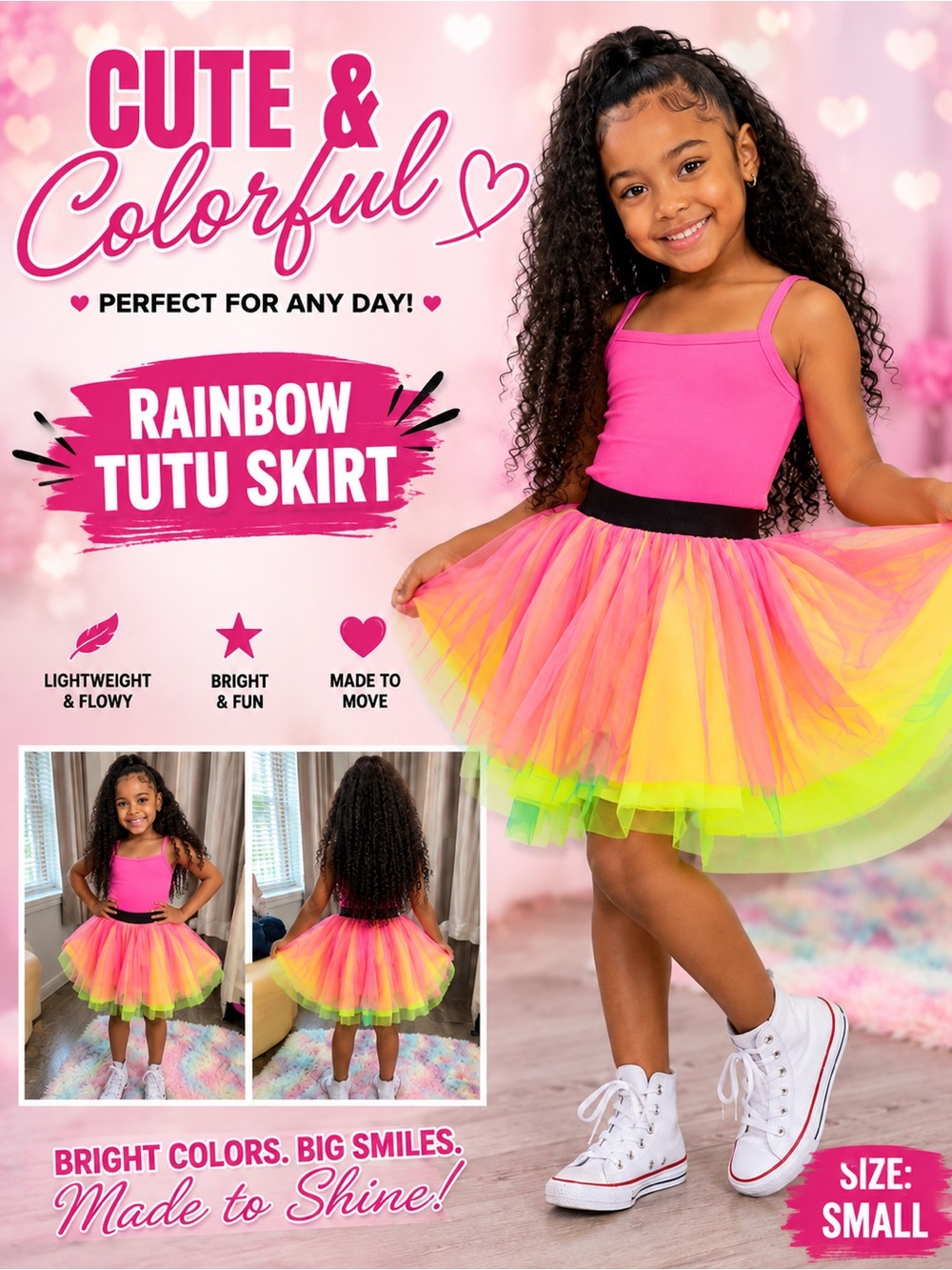 Rainbow Tutu Skirt